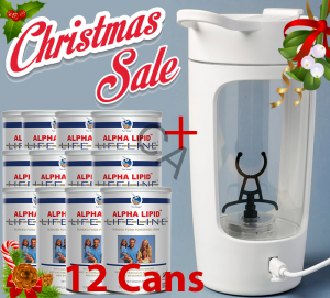Christmas sale 12 cans plus blend shake