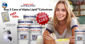 Alpha Lipid Lifeline Colostrum Buy 5 deal