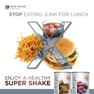 Stop eating fast food and enjoy our ShapeUp Meal Replacement