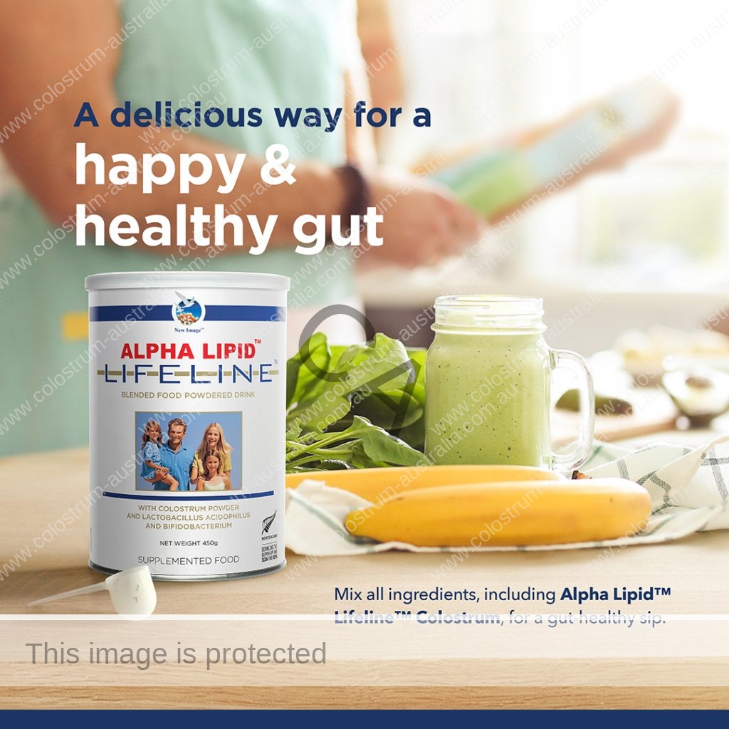 add alpha lipid lifeline to your health regime. colostrum breakfast drink