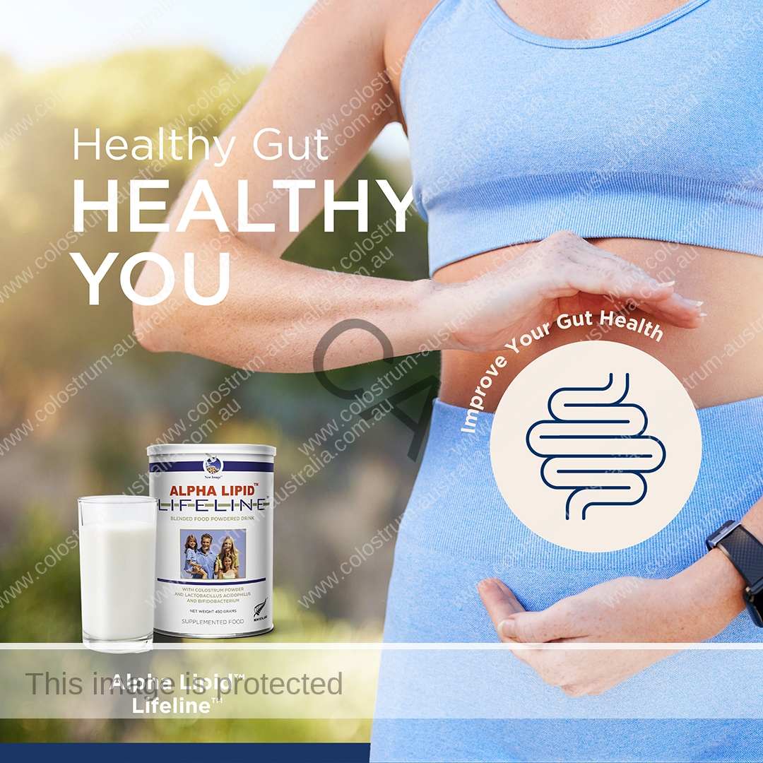 Alpha Lipid Lifeline colostrum for gut health