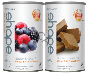 New Image Berries & Cream and Chocolate Fudge Food Supplement