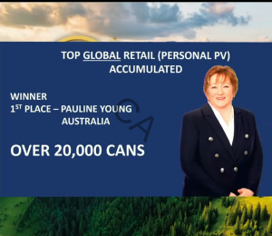 New Image International Award Highest retail volume of Alpha Lipid Lifeline Glabally