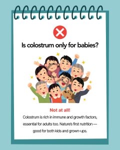 Is colostrum only for babies