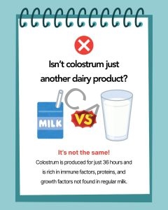 is colostrum just another dairy product