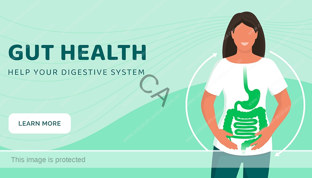 Woman with healthy clean gut Gut health and the digestive system